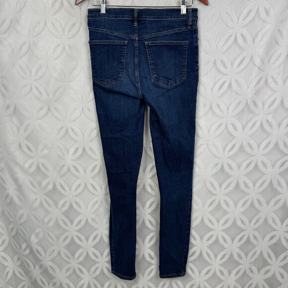 Free People High Rise Long And Lean Jean Size 30 - Picture 10 of 11
